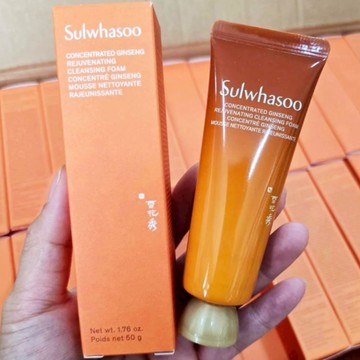 🐾花甲E姊🐾貨在台🐾 Sulwhasoo 雪花秀 滋陰蔘舒敏潔顏霜50g 人蔘潔顏乳 雪花秀洗面乳 洗面乳 韓國洗面乳