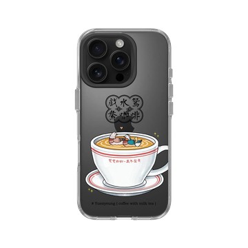 iPhone 16 Pro Clear 透明 - 保羅先生 Mr.Paul - 戲水鴛鴦咖啡