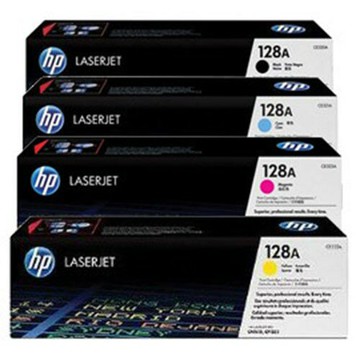 【領券滿額折200】  【超殺組合價】HP 128A CE320A/CE321A/CE322A/CE323A 原廠碳粉匣一黑三彩特惠組