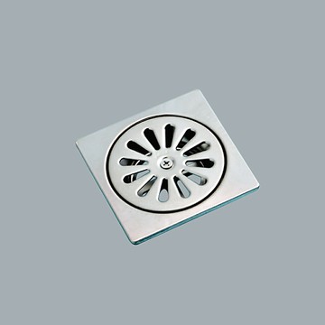 HCG不鏽鋼方型地板落水頭(無牙）/BF2605(1 1/2")