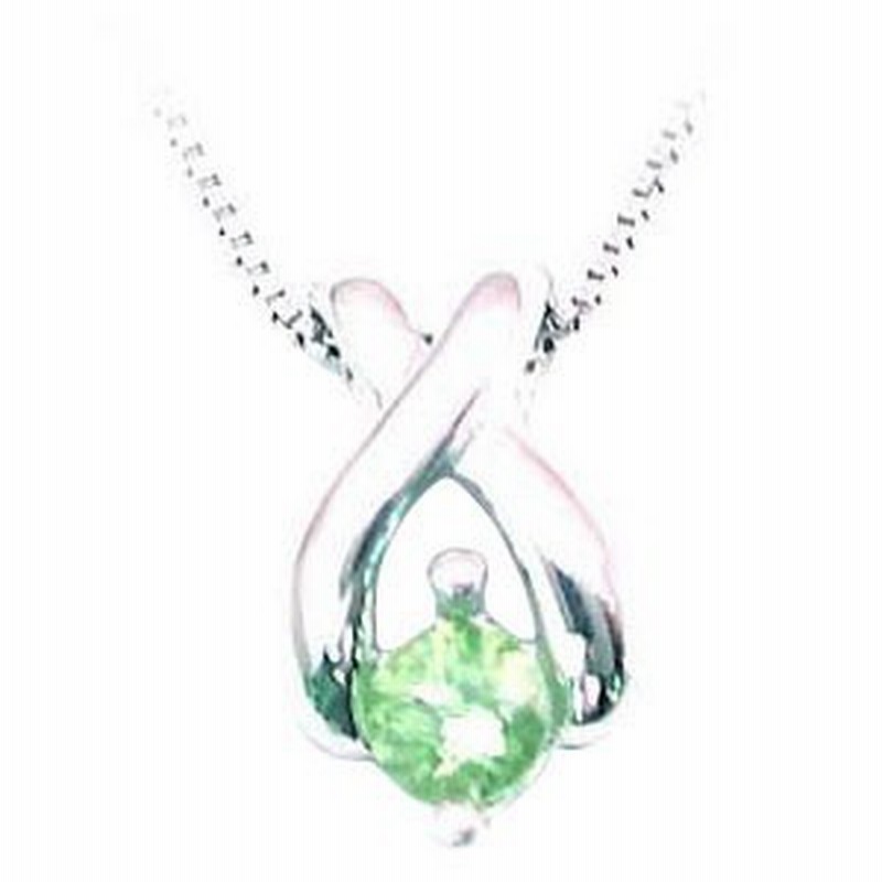 メンズ ネックレス ペリドット 8月誕生石 K18wg ペリドットネックレス 通販 Lineポイント最大1 0 Get Lineショッピング