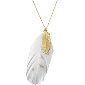 《RADER》羽毛項鍊+軟木玻璃瓶(飛鳥)