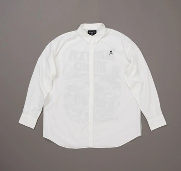 TRIPPY 搖滾明星SHIRT 白
