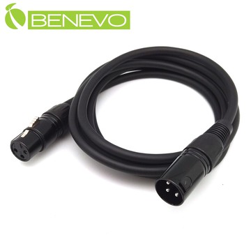 BENEVO 2米 XLR(Cannon接頭)公對母 平衡式音訊連接線