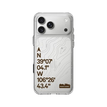 iPhone 17 Pro Max Clear Case（相機按鈕） 透明 - Nature Explorers 自然探索指南 - 阿爾伯特峰