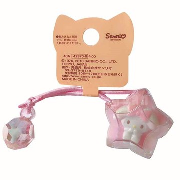 真愛日本 18031100019 造型髮束-星星粉 美樂蒂 Melody 三麗鷗 髮束 髮圈 髮飾 日用品 美髮用品