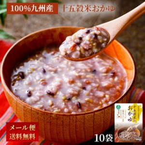 九州産100%使用　十五穀米のおかゆ　200g×10パック 雑穀 15種類で炊き上げた おかゆ ビタミンA ミネラル 食物繊維 ポイント消化 ダイエ