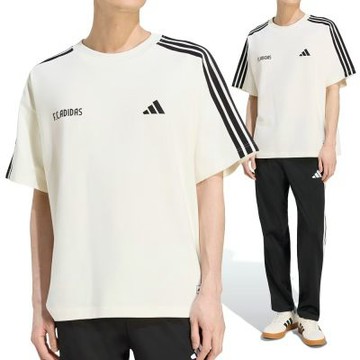 Adidas St Kn SS Jsy 男款 白色 寬鬆 足球 T恤 運動 休閒 短袖 KX2823