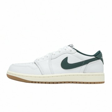 Nike 休閒鞋 Air Jordan 1 Retro OG 女鞋 白 綠 膠底 AJ1 CZ0775-133
