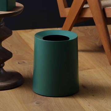 日本ideaco 圓形家用垃圾桶-11.4L-多色可選