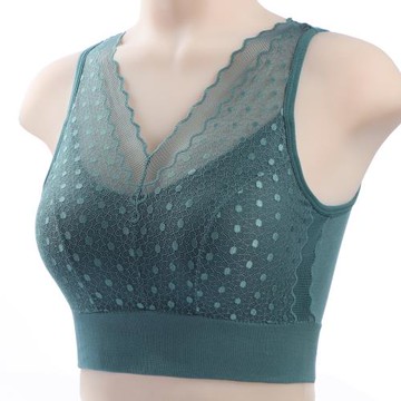 媽媽內衣背心式女大胸顯小文胸中老年人夏季無鋼圈聚攏胸罩全罩杯