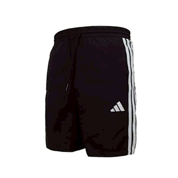 ADIDAS 男運動短褲-慢跑 訓練 5分褲 休閒 JE6436 黑白