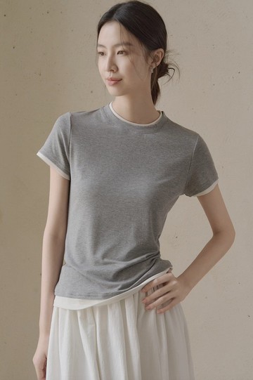 莫代爾天絲 裸感親膚短袖T恤