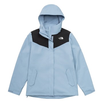 The North Face W TRAVEL FLEECE TRI JACKET 女 DWR防潑水寬鬆羽絨外套 NF0A8HM6QEO