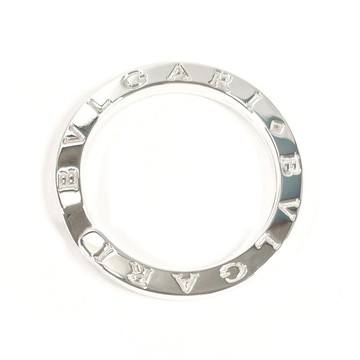 【日本直送 中古美品】寶格麗 BVLGARI 鑰匙圈 鑰匙扣 吊飾 品牌標誌 純銀 925 經全新拋光處理