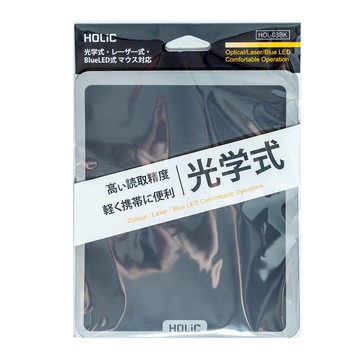 HOLIC光學鼠墊(03GR/灰) 輕巧便攜 防滑鼠墊 光學雷射滑鼠適用  1入
