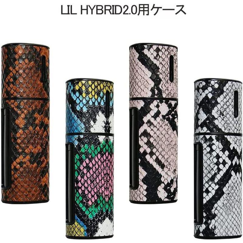 Votabell ケース lil HYBRID 2.0用のケース PUレザー製 ヘビ柄 リルハイブリッド用のカバー 耐衝撃 指紋防止 おしゃ