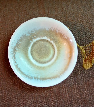 柴燒茶盤 - 落灰志野結晶茶盤