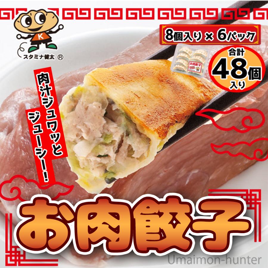 お肉餃子 8個入り×6パック 48個入り 宇都宮餃子館 栃木県 宇都宮 お取り寄せ 惣菜 冷凍