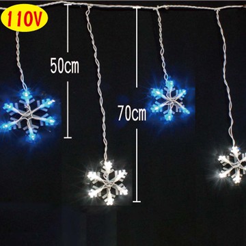 LED 50燈雪花冰條燈附ic-藍白 D-I-50B