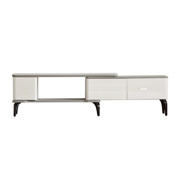 【MUNA家居】赫特6.2尺玻璃伸縮電視櫃/1231