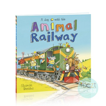 A Day With The Animal Railway | 外文 | 繪本 | 動物繪本 | 助人為樂 | 團隊合作 |