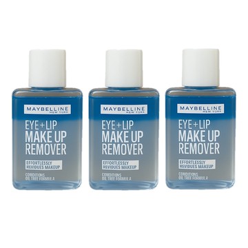 【MAYBELLINE 媚比琳】輕柔眼唇卸妝液40ml 三入組 公司貨