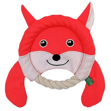 V-PET 耐咬系列 保護動物-狐狸 短毛絨 PP棉填充 聚酯纖維包邊帶  27 × 4 × 20 cm  1個