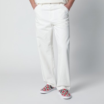 Single Knee Pant white