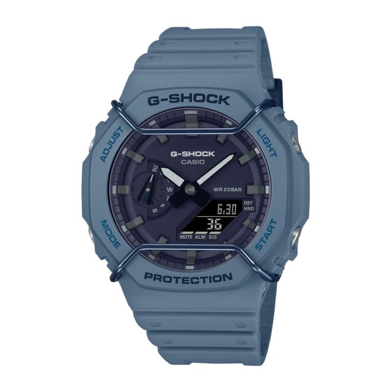 G-SHOCK カシオーク 8角形 ブルー GA-2100PT-2AJF メンズ アナデジ