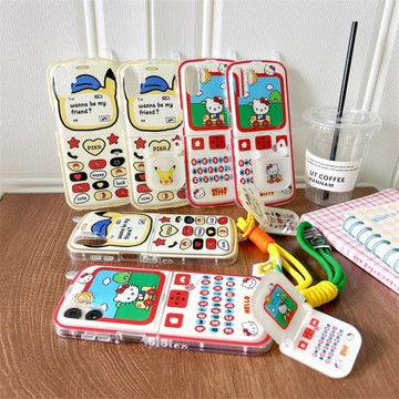 Kitty貓皮卡丘OPPOFindN3Flip手機殼折疊屏N2Flip硅膠保護套創意大哥大n3flip防摔軟殼n2flip卡通女款翻蓋