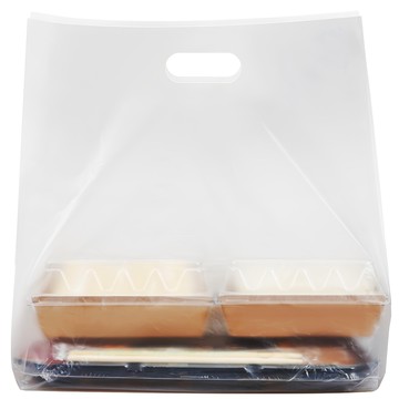 comet 多用途素色HDPE塑膠購物袋 大型  100個  半透明