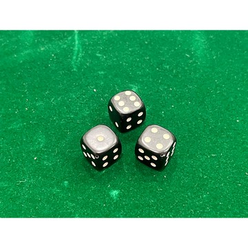 15mm 1.5cm 黑色骰子 6面骰子 骰子 可做飾品
