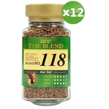 《UCC》118即溶咖啡(90g)x12罐