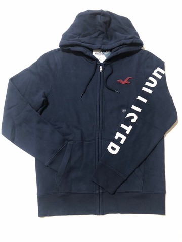 HCO 海鷗紅刺繡LOGO手臂刺繡設計連帽外套 深藍HO-322-221-1100-200