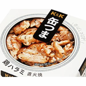 Ｋ＆Ｋ 缶つまホルモン 鶏ハラミ直火焼６０ｇ  ×12