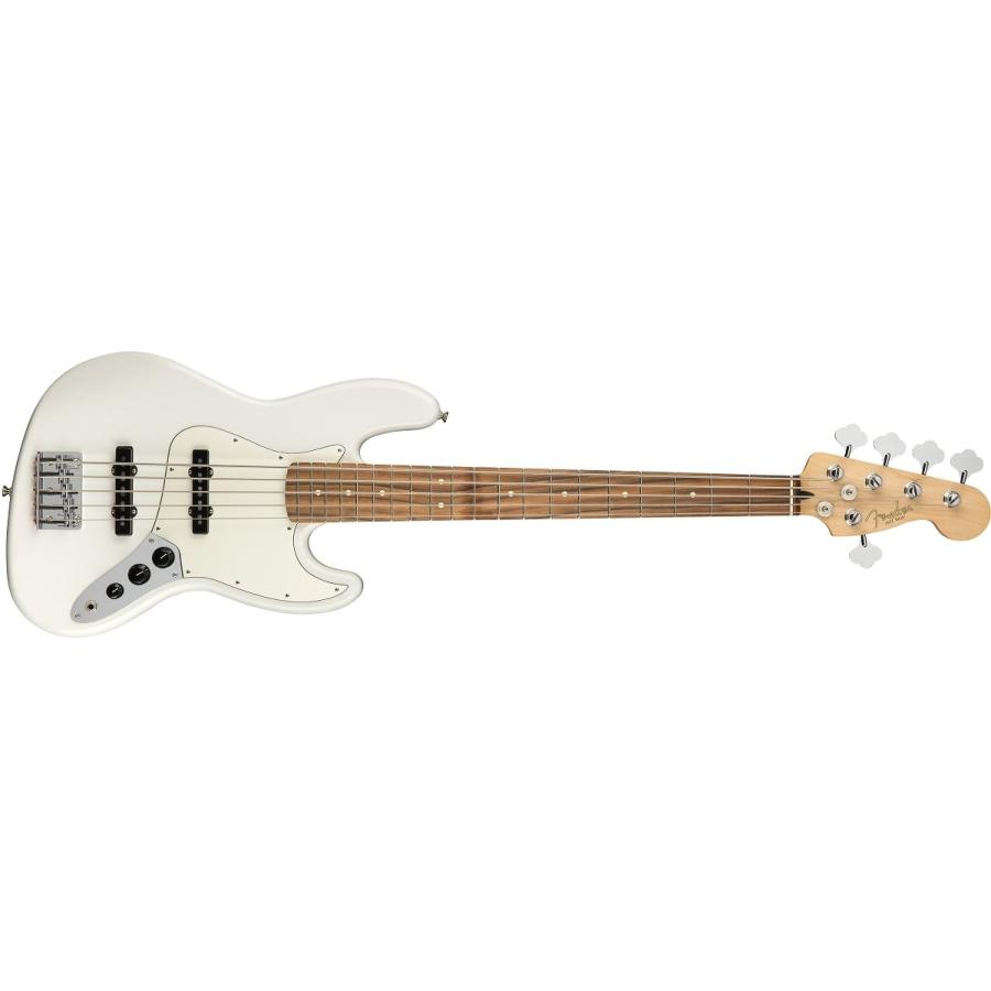 Fender   Player Jazz Bass V Pau Ferro Polar White 5弦ベース VOXヘッドホンアンプ付属エレキベース初心者セット(YRK)