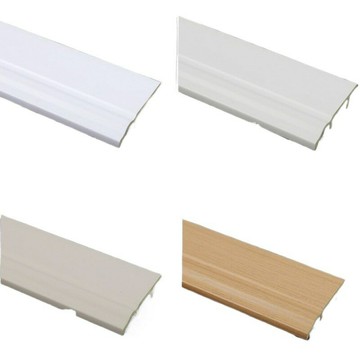 10公分木塑踢腳線7.5竹木纖維歐式地腳線家裝自粘墻角線裝飾[DD1206001]