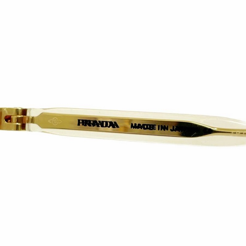 楽天市場】【中古】PRADA プラダ K18イエローゴールド 度入り