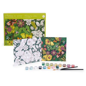 Moulin Roty - 植物學家數字油畫-磨坊花園