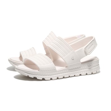 SKECHERS 涼鞋 ARCH FIT 全白 防水 編織 涼拖鞋 女 111461WHT