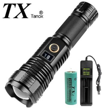TX特林XHP70 LED超強亮USB充電手電筒(T-2025W-P70)