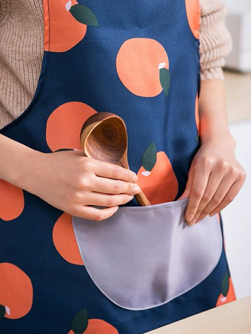 圍裙家用廚房可愛日系防水防油工作服女文藝時尚可擦手做飯罩衣男廚房小物 廚房用品 廚具 料理工具