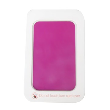 不沾手足印台 12.5 x 8cm 45g 紫色 2個