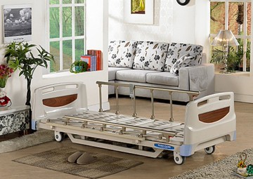 [耀宏] YH-315 超低地板電動護理病床(3馬達)  符合電動床補助 附加功能A+B款 贈品:床包組*2+中單*2+床上餐桌板