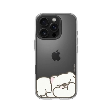 iPhone 16 Pro Clear Case（相機按鈕） 透明 - 嗨小強 Hi John - 滿版小強