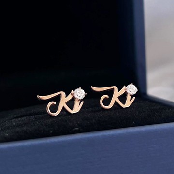 【香港製作】字母耳環|名字耳環|耳環客製|姐妹禮物|姊妹禮物