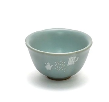 陶作坊│懷汝_葵花小杯(貼花)