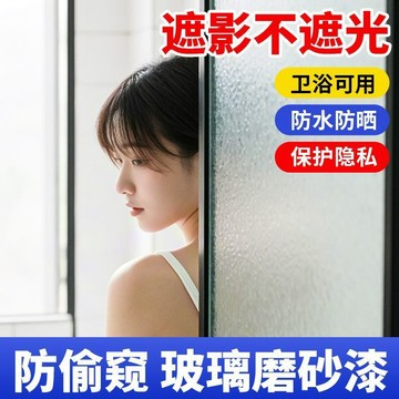 🛒臺灣24h🌳玻璃磨砂漆玻璃漆專用衛生間窗戶遮光防窺水性塗料油漆隱私自噴漆