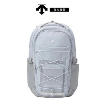 【DESCENTE】迪桑特 ENTER 2.0 中性 可擴張後背包 27L-32L(灰色)